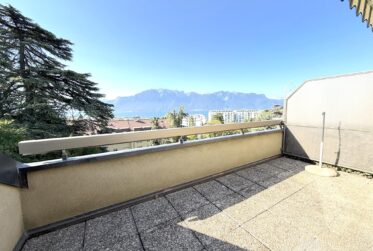 Grand appartement de 3.5 pièces avec balcon, au dernier étage