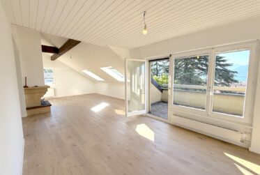 Grand appartement de 3.5 pièces avec balcon, au dernier étage